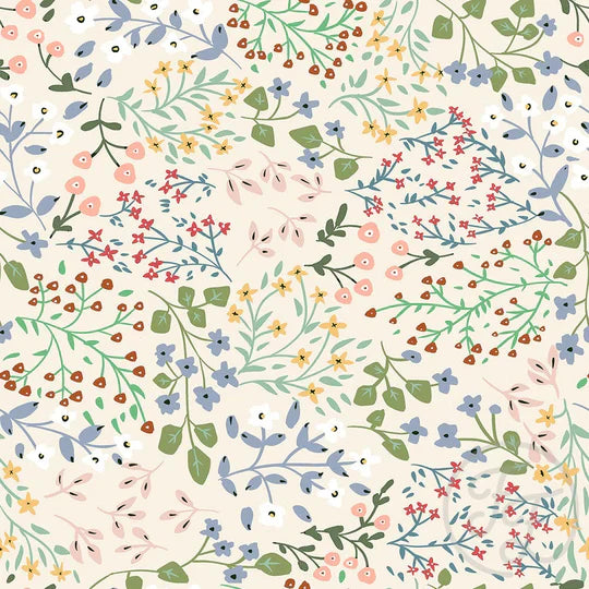 Family Fabrics | Flower Work | 104-198 (by the full yard)