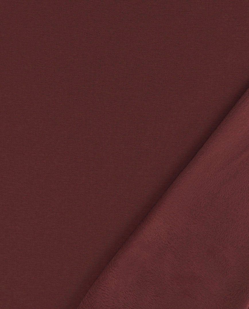 Alpine French Terry (Fleece Backed) Plain : 4997 : 1119 : Dark Bordeaux