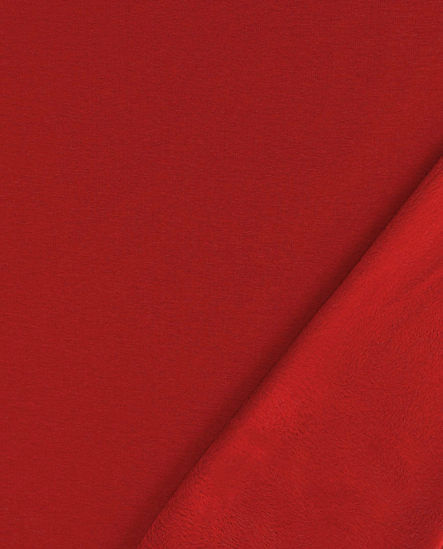 Alpine French Terry (Fleece Backed) Heathered : 4997 : 1315 : Red