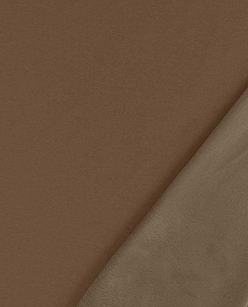Alpine French Terry (Fleece Backed) Plain : 4997 : 1658 : Dark Brown