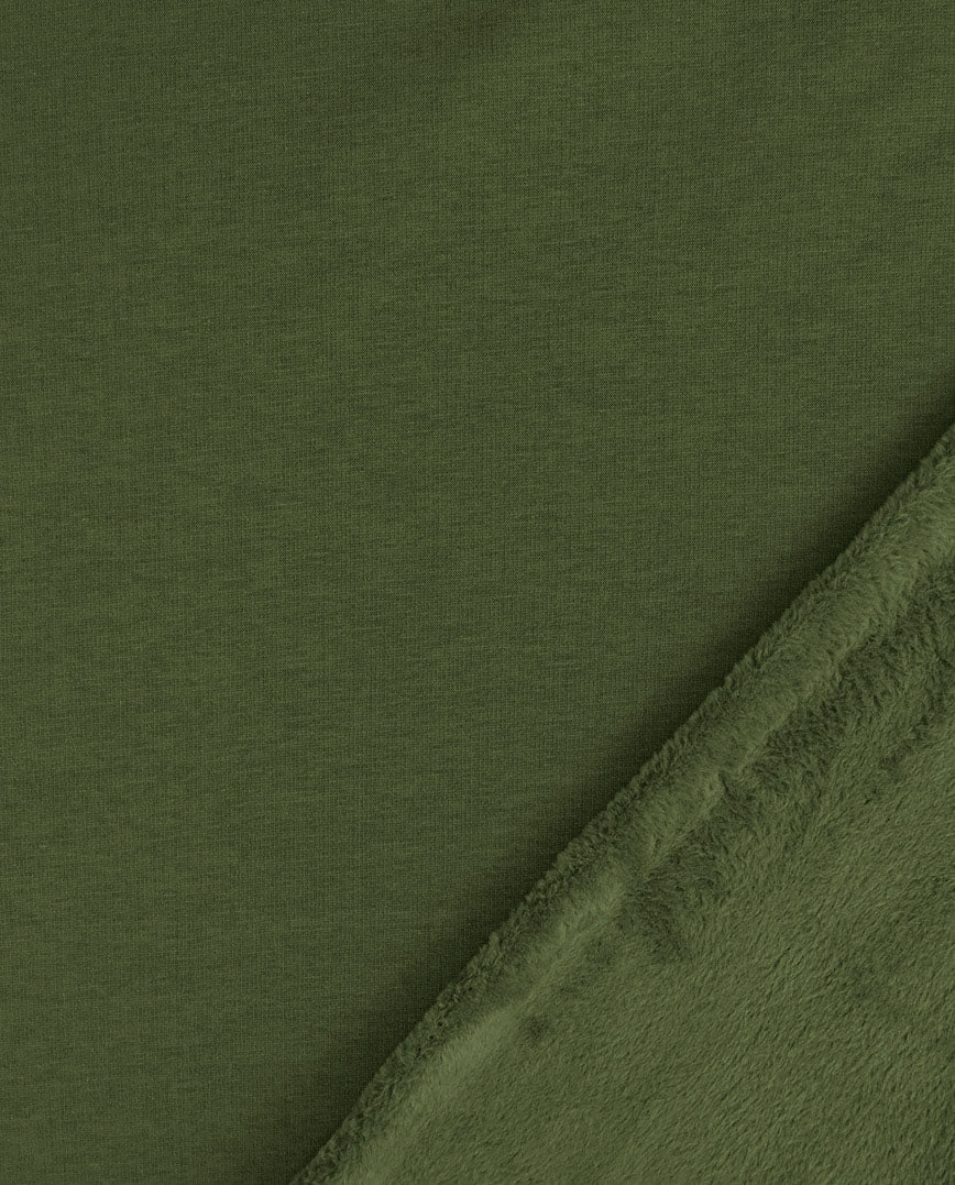 Alpine French Terry (Fleece Backed) Plain : 4997 : 28 : Army Green