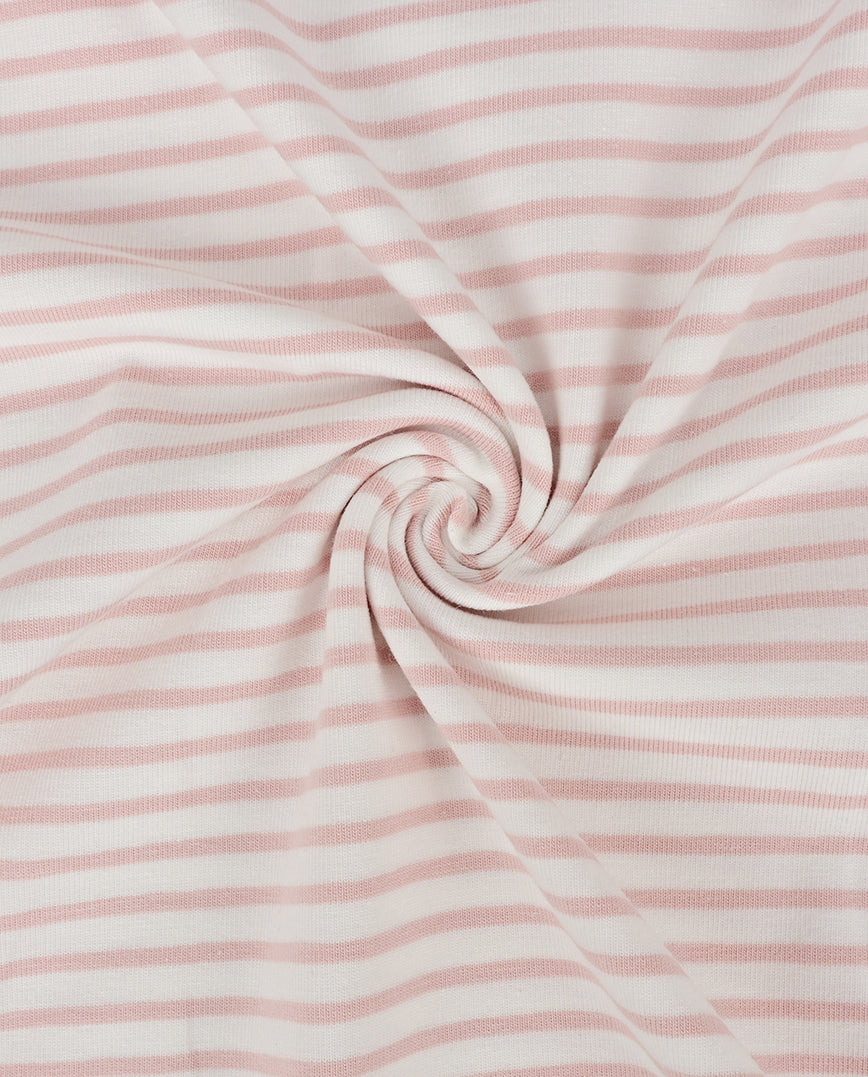 Jersey Stripe Yarn Dyed : 4088 : 1611 : Rose