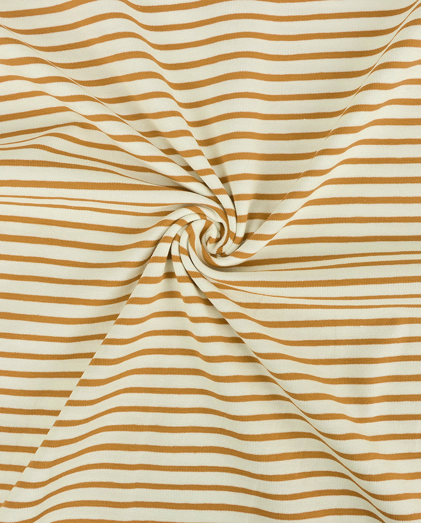 Jersey Stripe Yarn Dyed : 4088 : 1752 : Biscuit