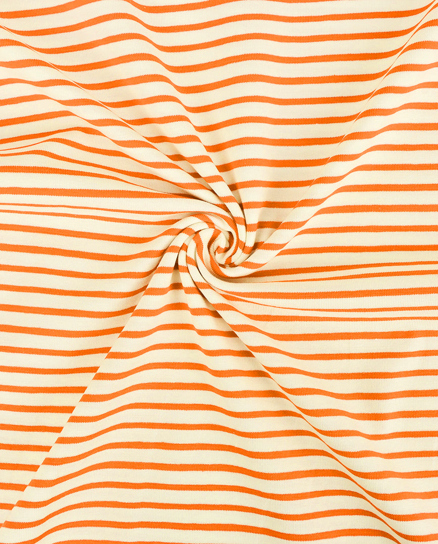 Jersey Stripe Yarn Dyed : 4088 : 38 : Orange