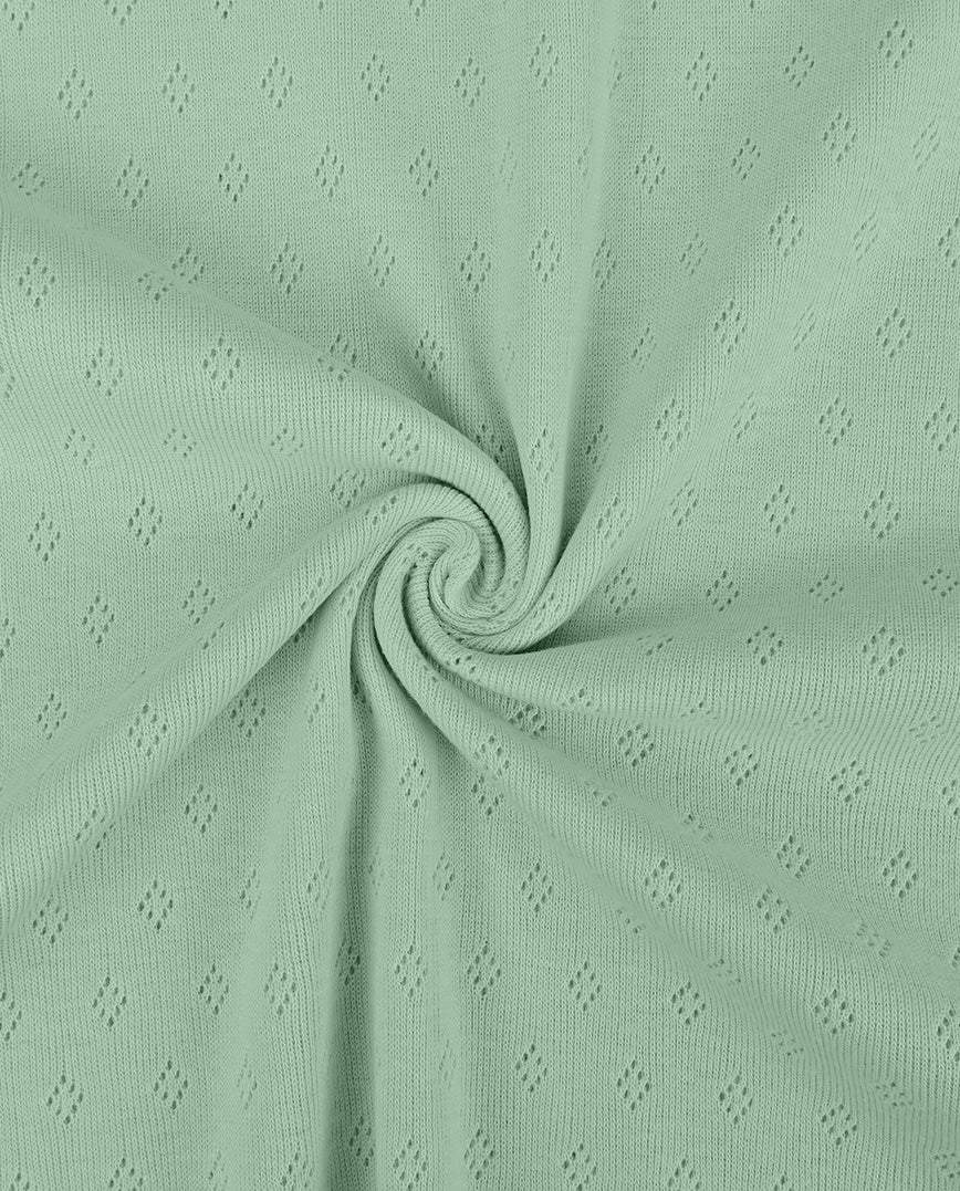 Pointelle Jersey : 4693 : 426 : Old Green