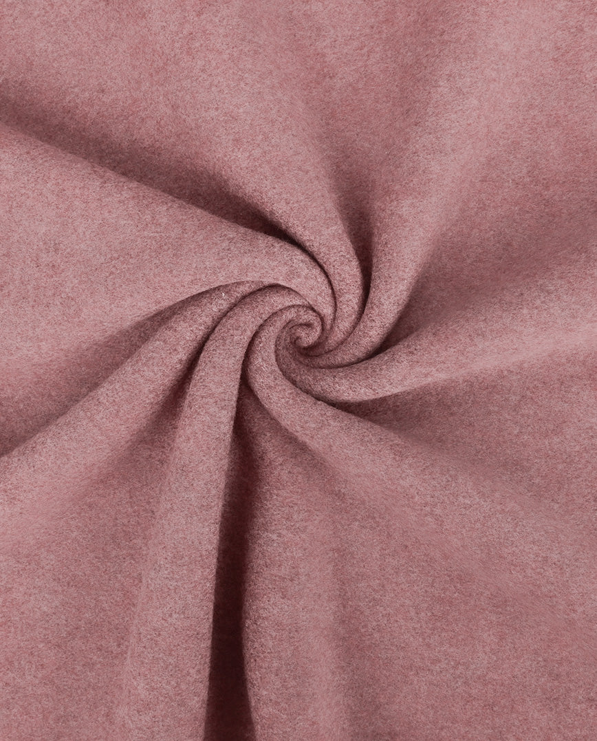 Cotton Heathered Double Fleece : 4459 : 413 : Old Rose