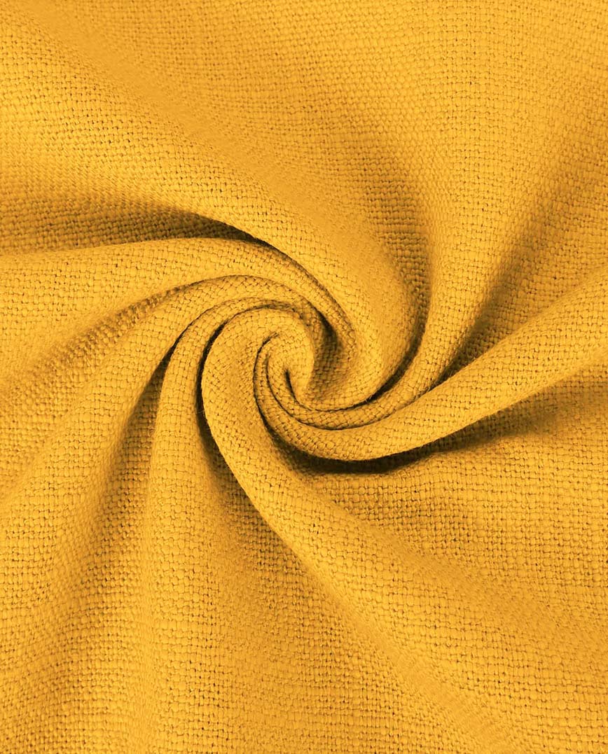 Stretch Linen Plain : 4557 : 35 : Yellow