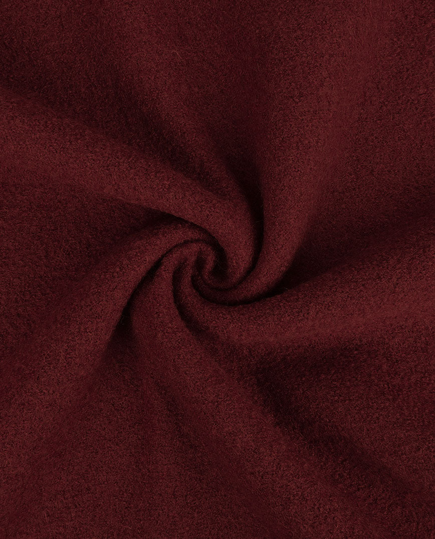 Boiled Wool : 4812 : 819 : Dark Bordeaux