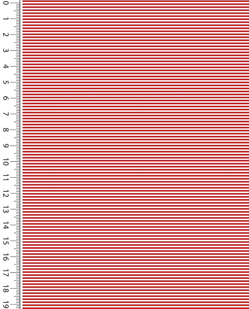 Cuff Stripe : 5061 : 15 : Red