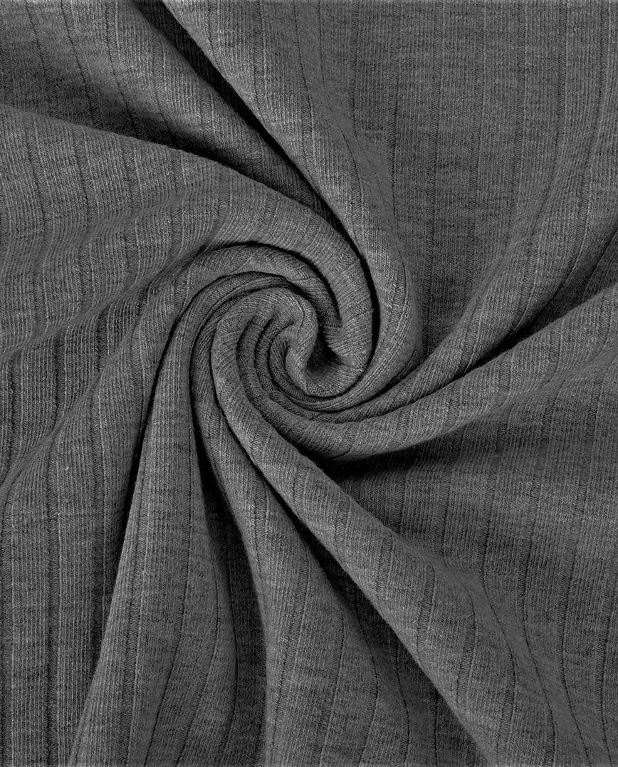 Rib Jersey 0.5 : 5085 : 168 : Dark Grey
