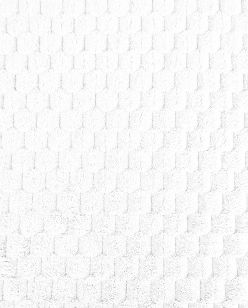 Honeycomb Fur : 5398 : 50 : White