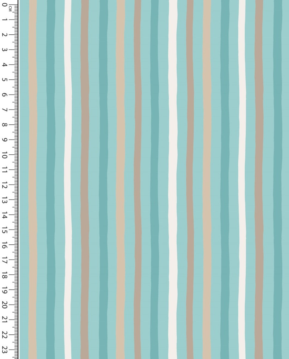 Poplin Rotation Toff Stripes : 5474 : 1203 : Light Mint