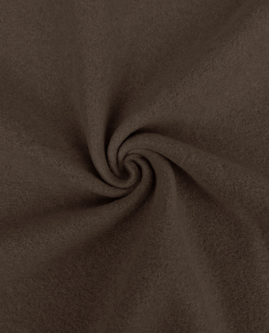 Molton Fleece : 5549 : 1658 : Dark Brown