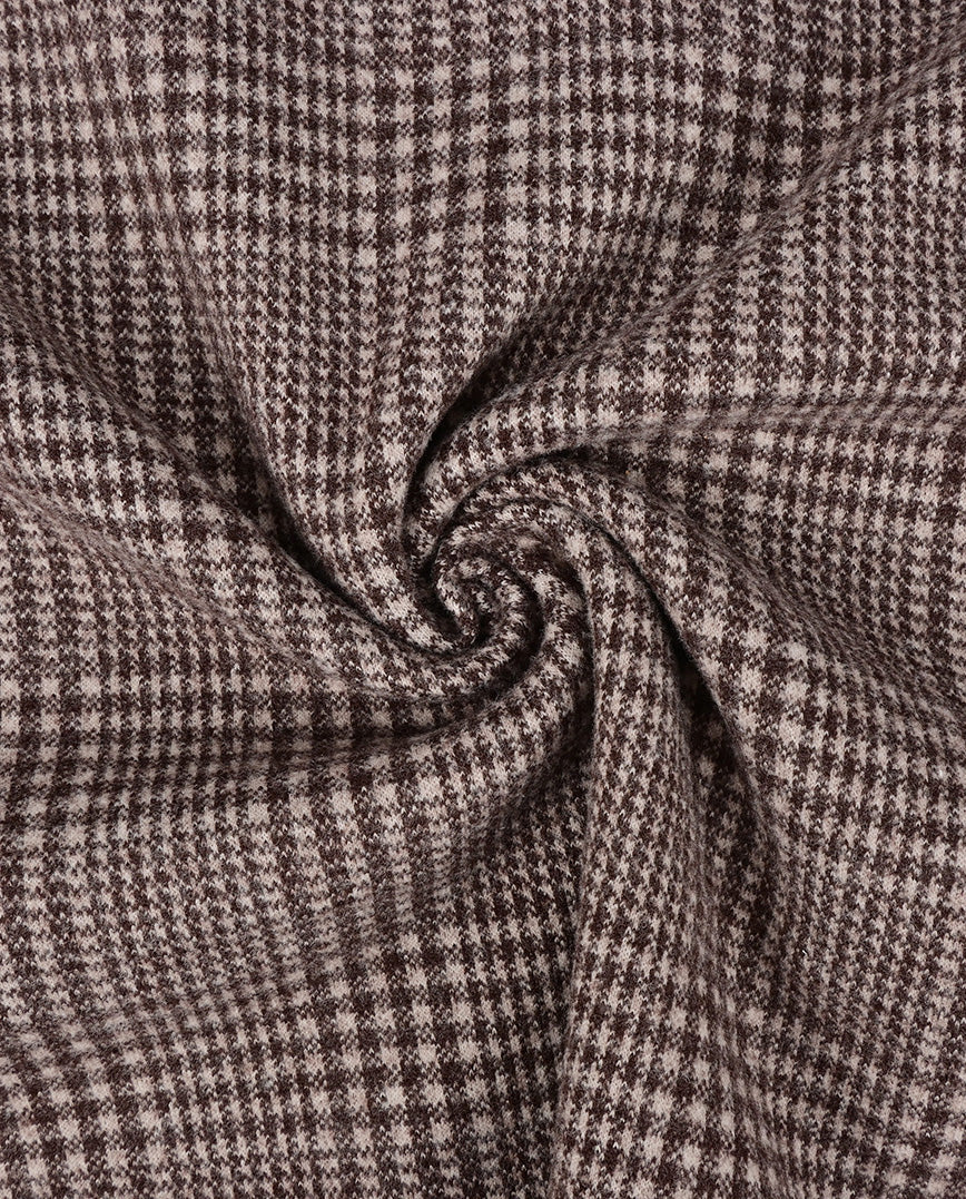 Jacquard Plaid : 5554 : 1658 : Dark Brown