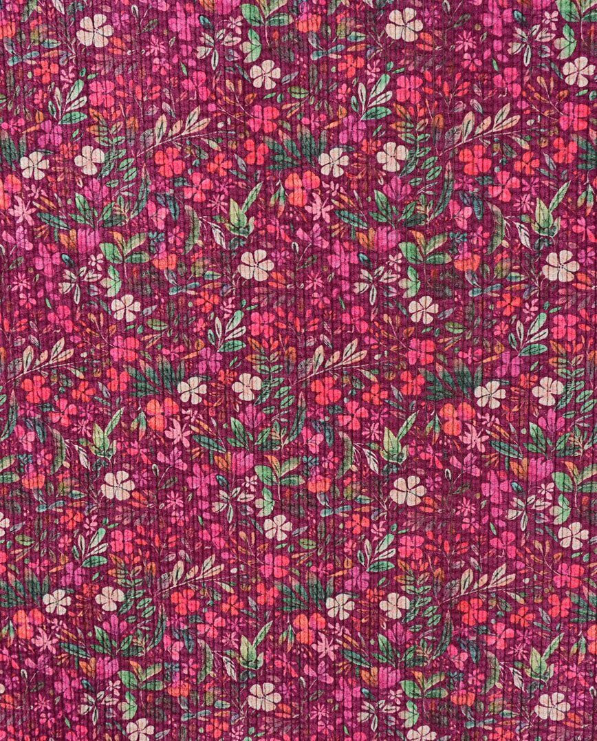 Cord Digital Flowers : 5863 : 2117 : Fuchsia