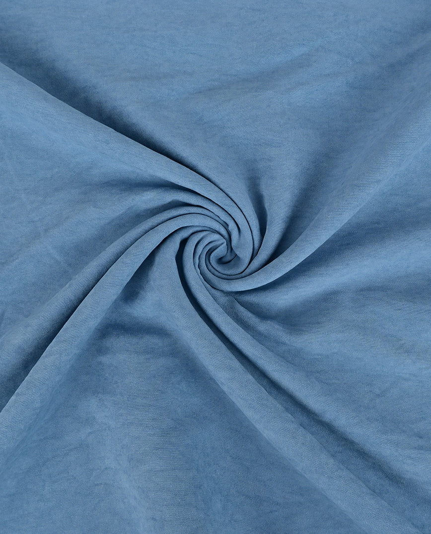 Crushed Cupro : 5870 : 1107 : Jeans Blue