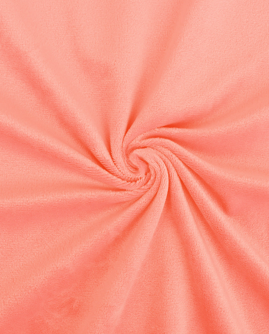 Minky Plain : 5180 : 614 : Coral