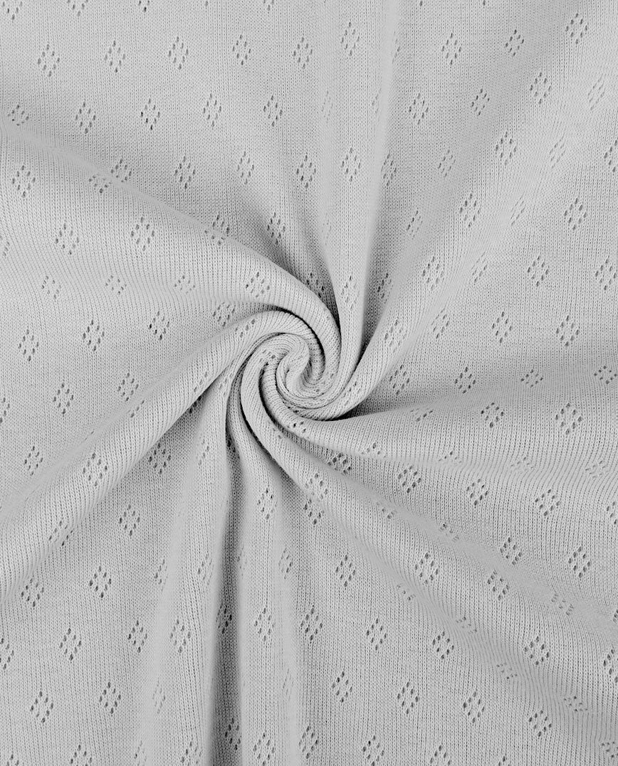 Pointelle Jersey : 4693 : 62 : Light Grey