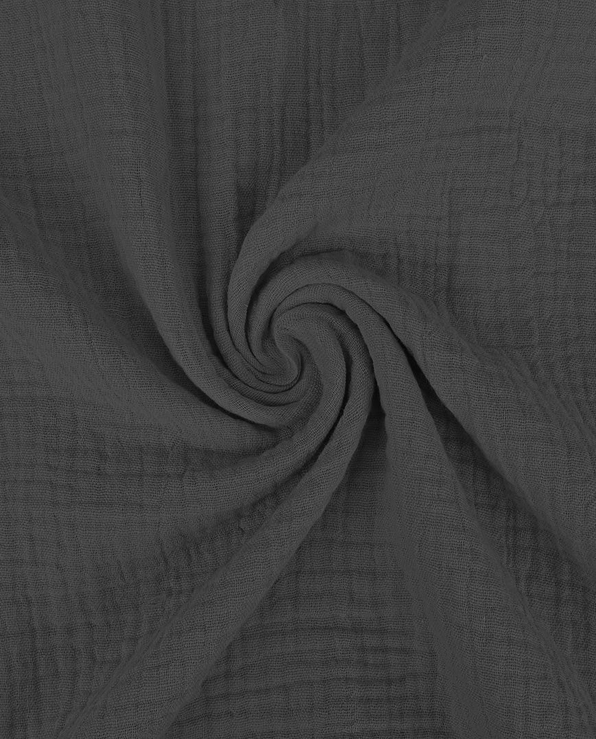 Double Gauze 5656 : 5656 Only 20 M Rolls : 68 : Dark Grey