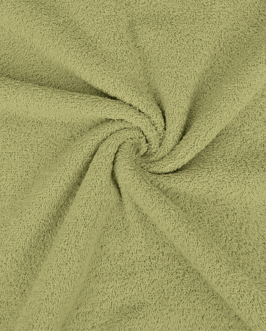 Terry Plain Fabric : 8929 : 1021 : Army Green