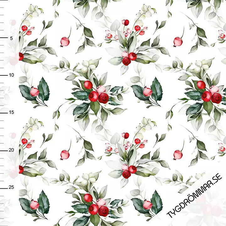 Tygdrommar Jersey - Winter Berries BY THE HALF YARD