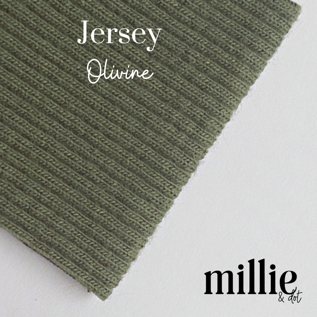 American Milled | Olivine | Jersey | Organic (BY THE HALF YARD)