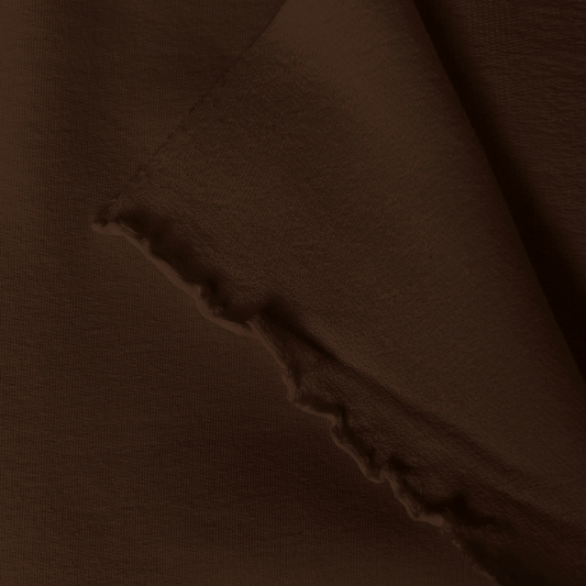American Milled | Chocolate | French Terry | Organic (BY THE HALF YARD)