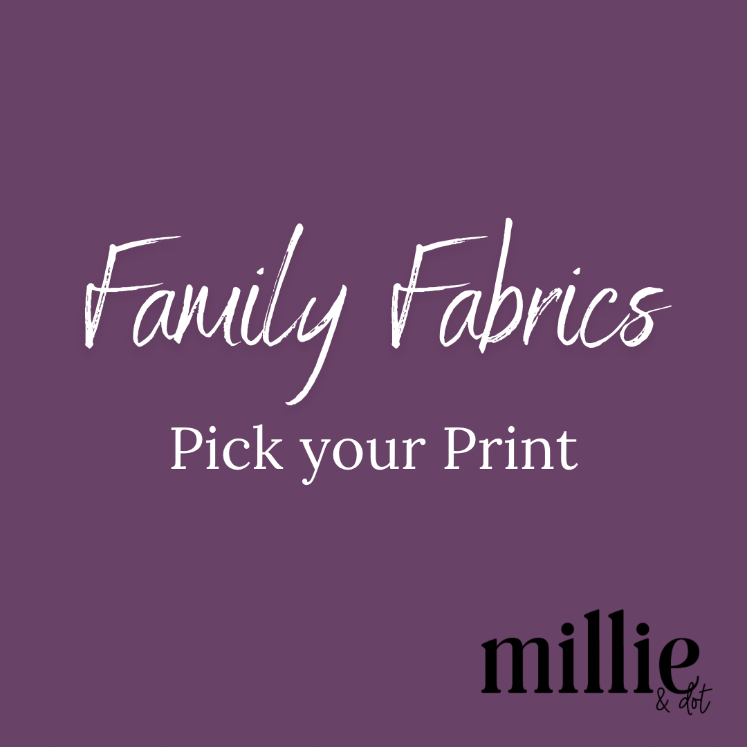 Family Fabrics Preorder PICK A PRINT (by the full yard)