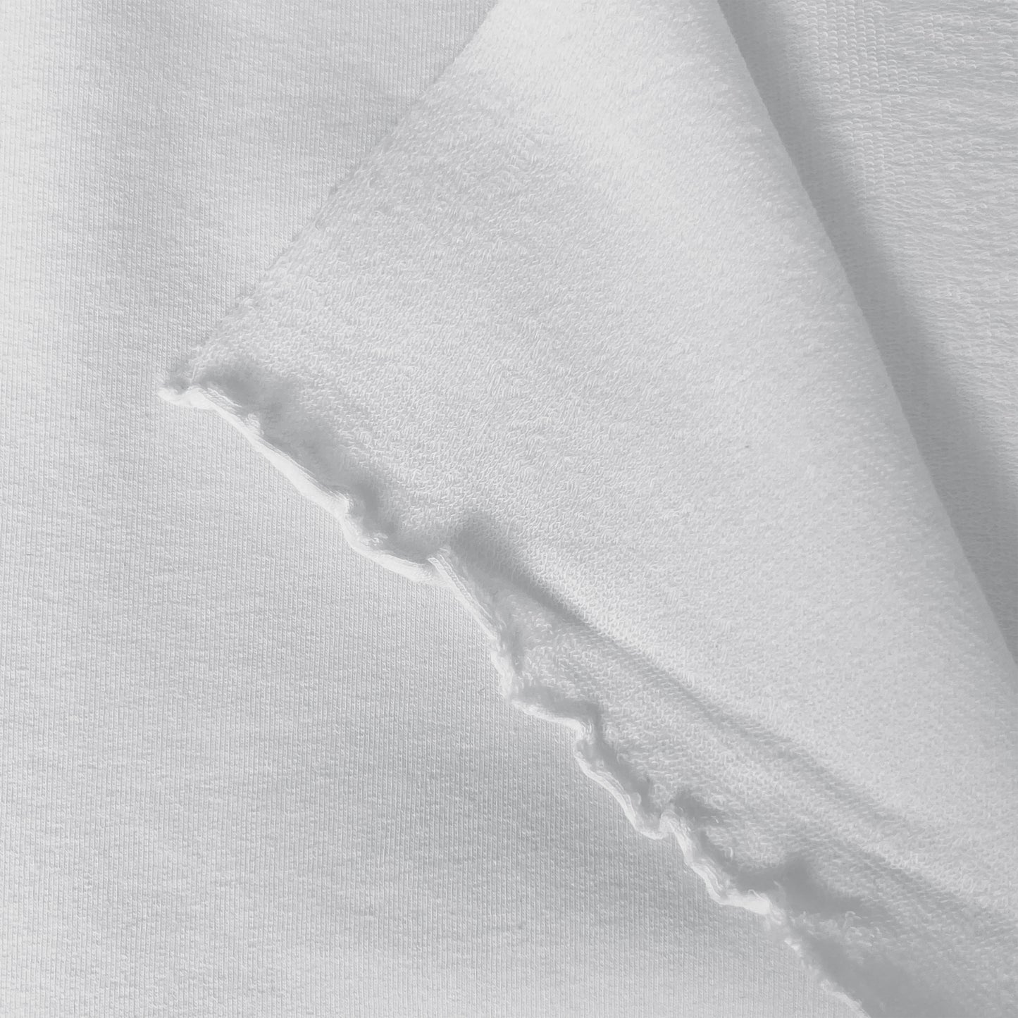 American Milled | Bright White | French Terry | Organic (BY THE HALF YARD)