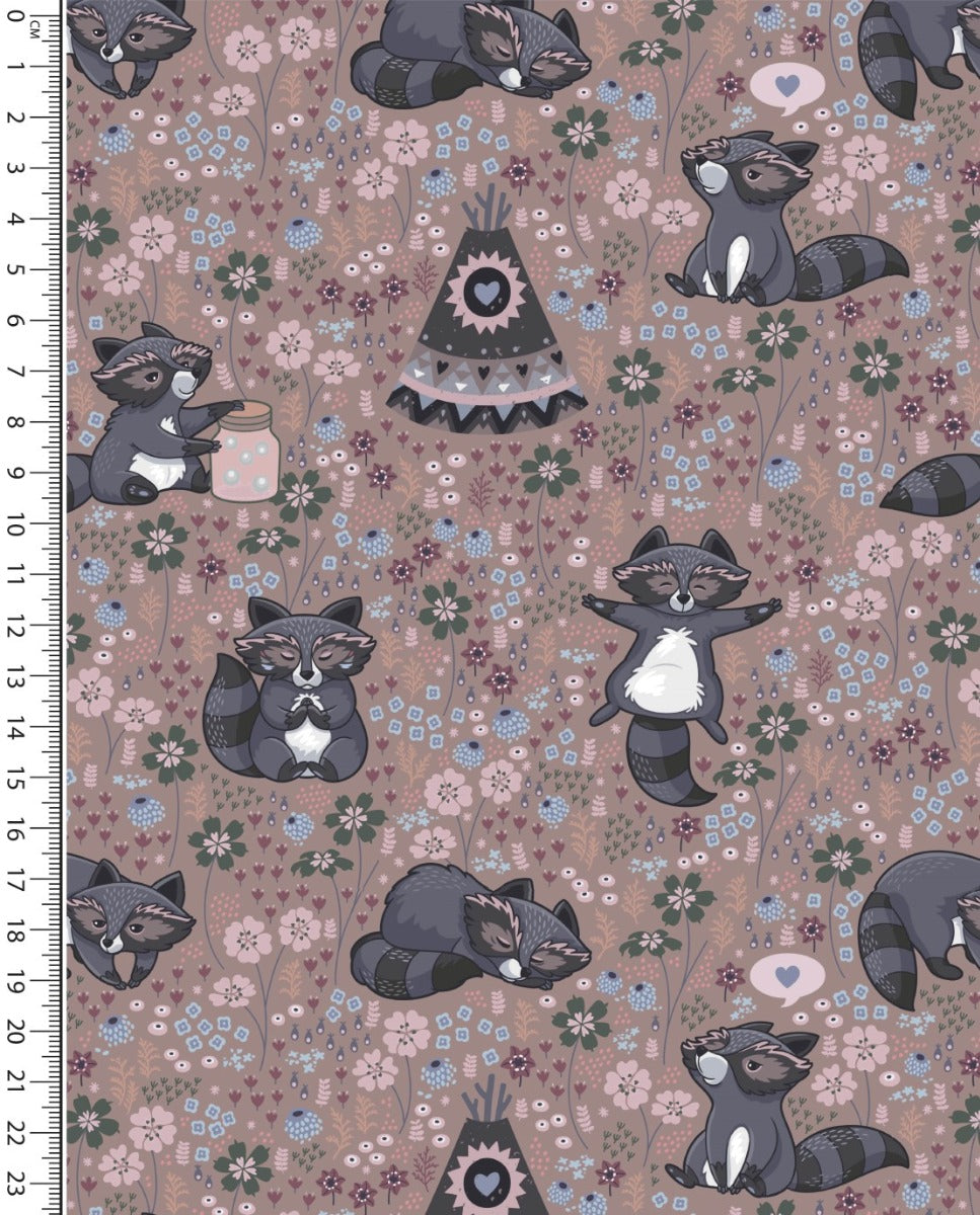Jersey Digital Wild Raccoon : 5889 : 1713 : Old Rose