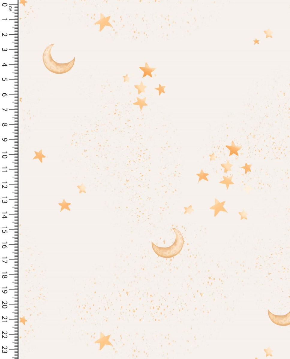 Jersey Digital Moon And Stars : 5910 : 151 : Ecru