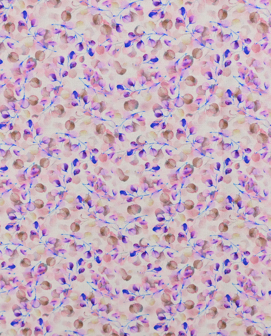 Poplin Digitaal Eucapyptus : 5829 : 2242 : Purple