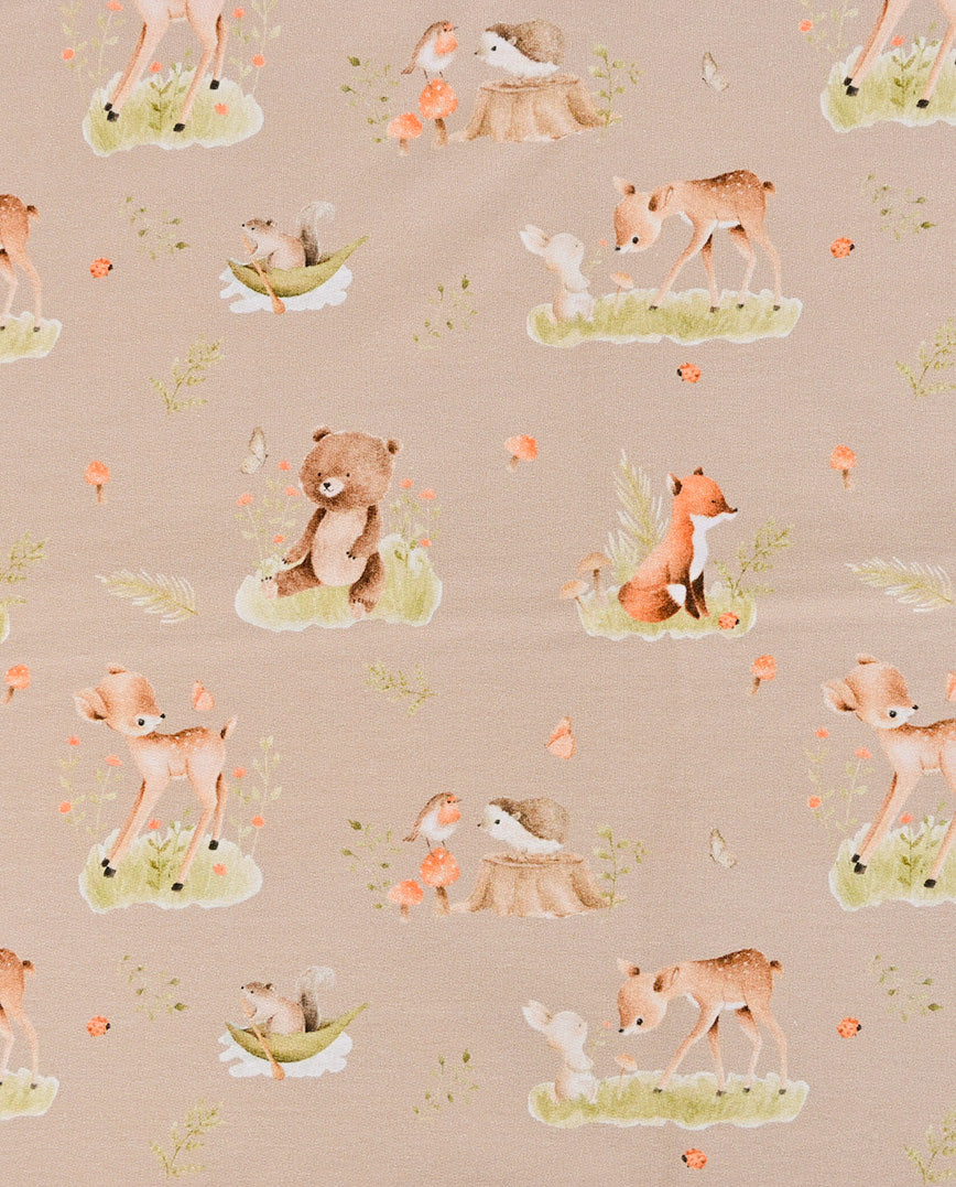 Jersey Digital Little Forest Animals : 5915 : 1853 : Soft Taupe