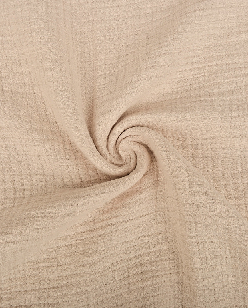 Double Gauze 6 Layer : 5813 : 652 : Light Beige