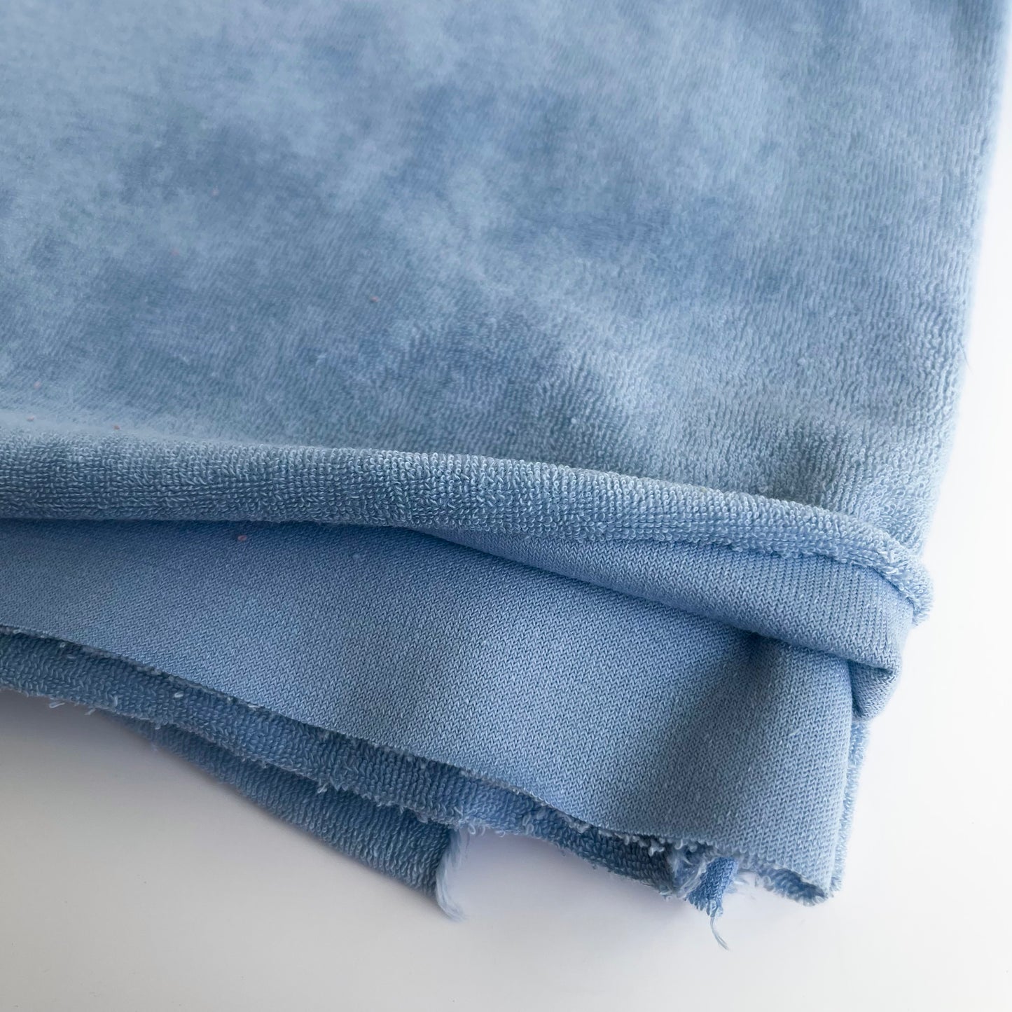 Euro Toweling | French Blue | Towel French Terry "Sponge" | BY THE HALF YARD