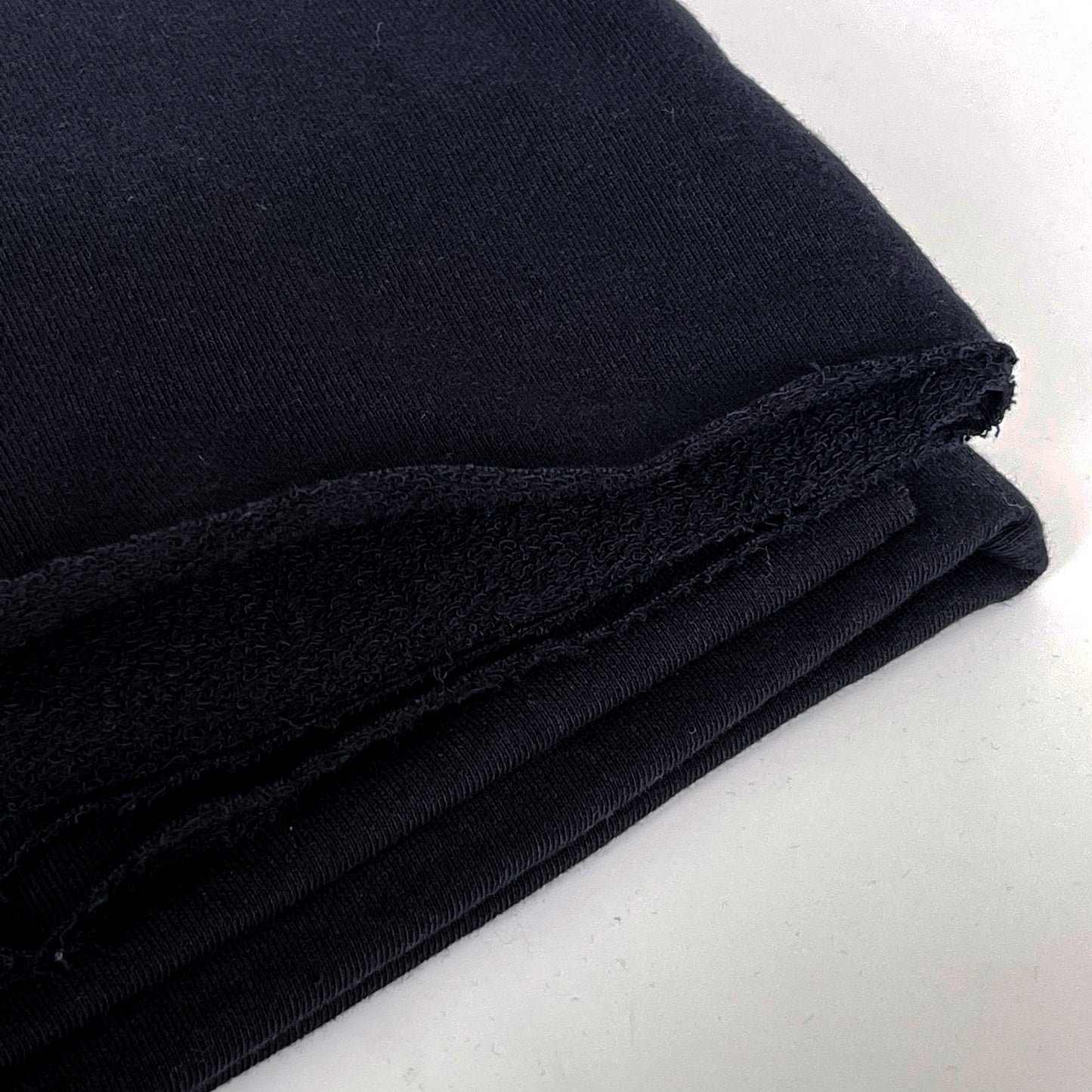 American Milled | Black | High Loop French Terry (100% cotton) | Organic