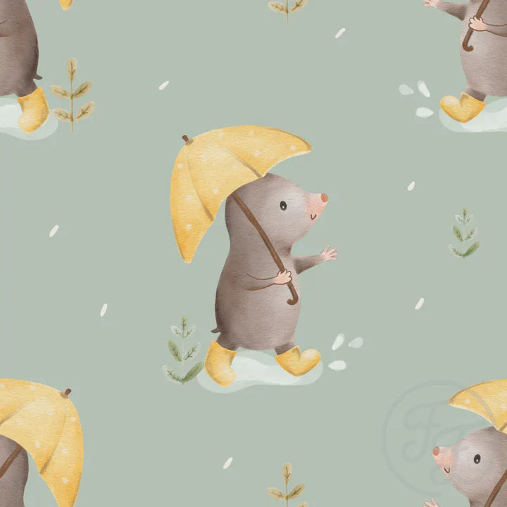 Family Fabrics | Mole Umbrella (5"x5") | 111-125 (by the full yard)