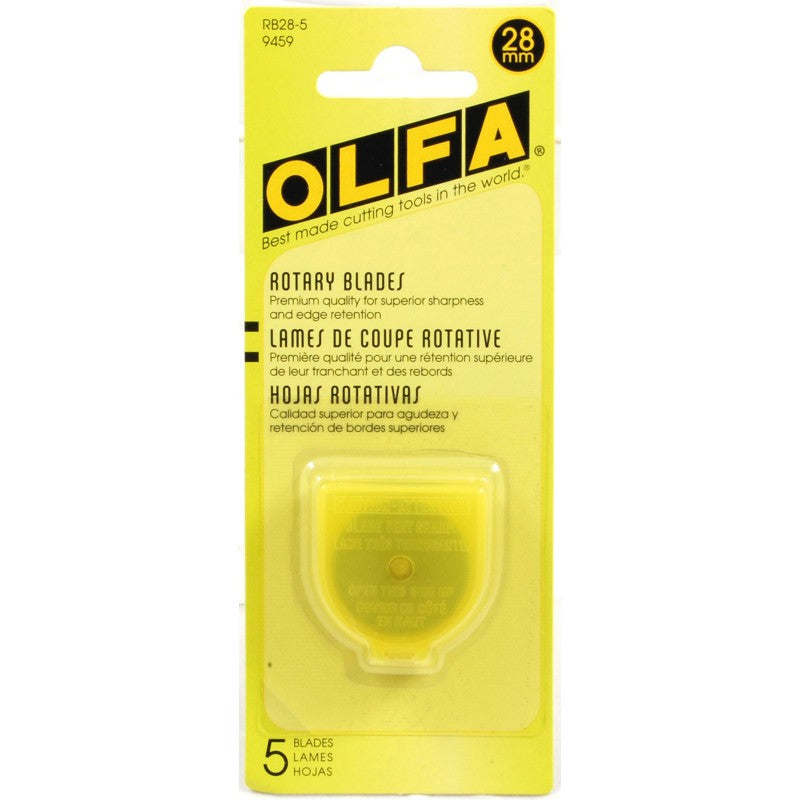 Olfa Rotary Blades 28mm (5 pack)