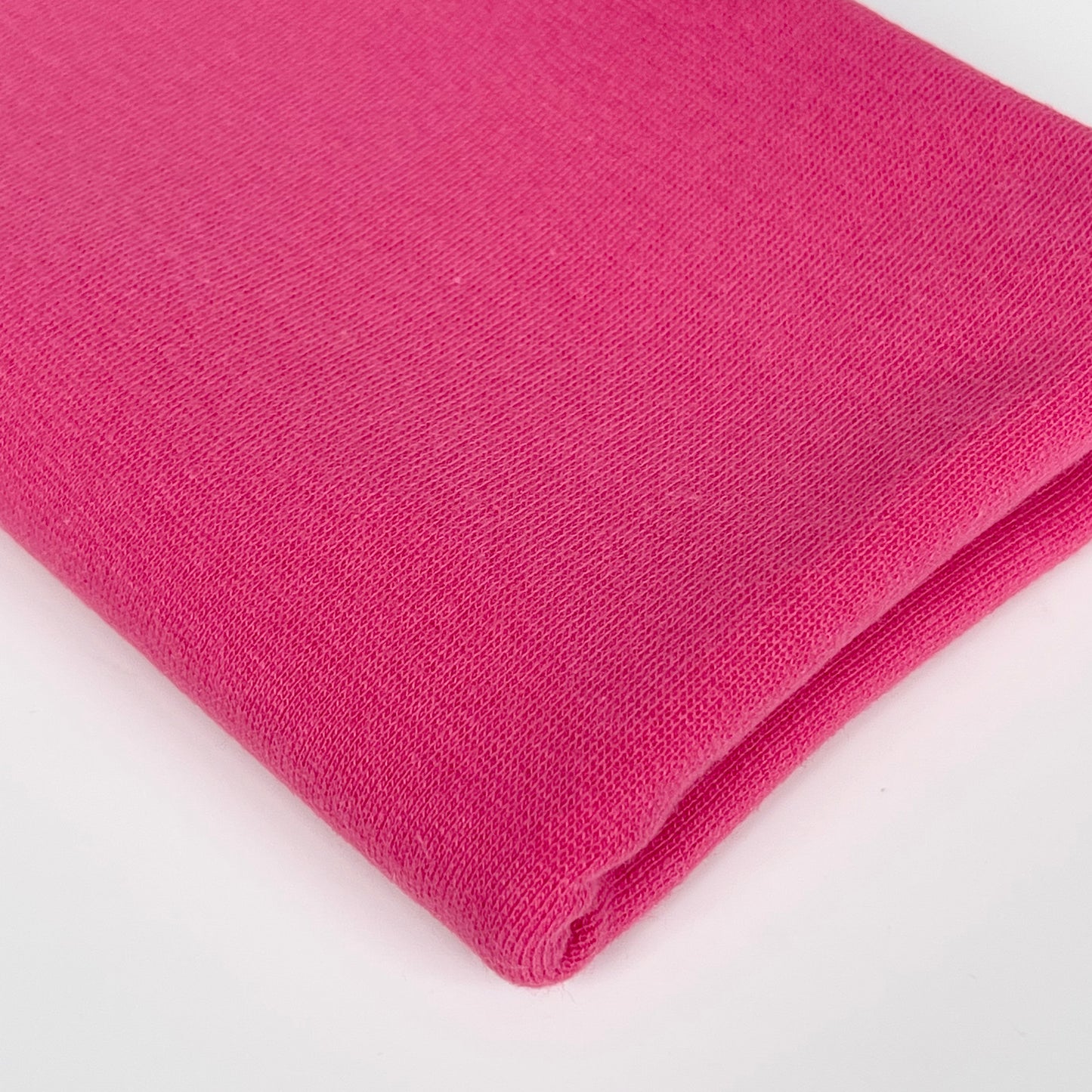 Euro Solids | Bright Fuschia | Smooth Ribbing | BY THE HALF YARD