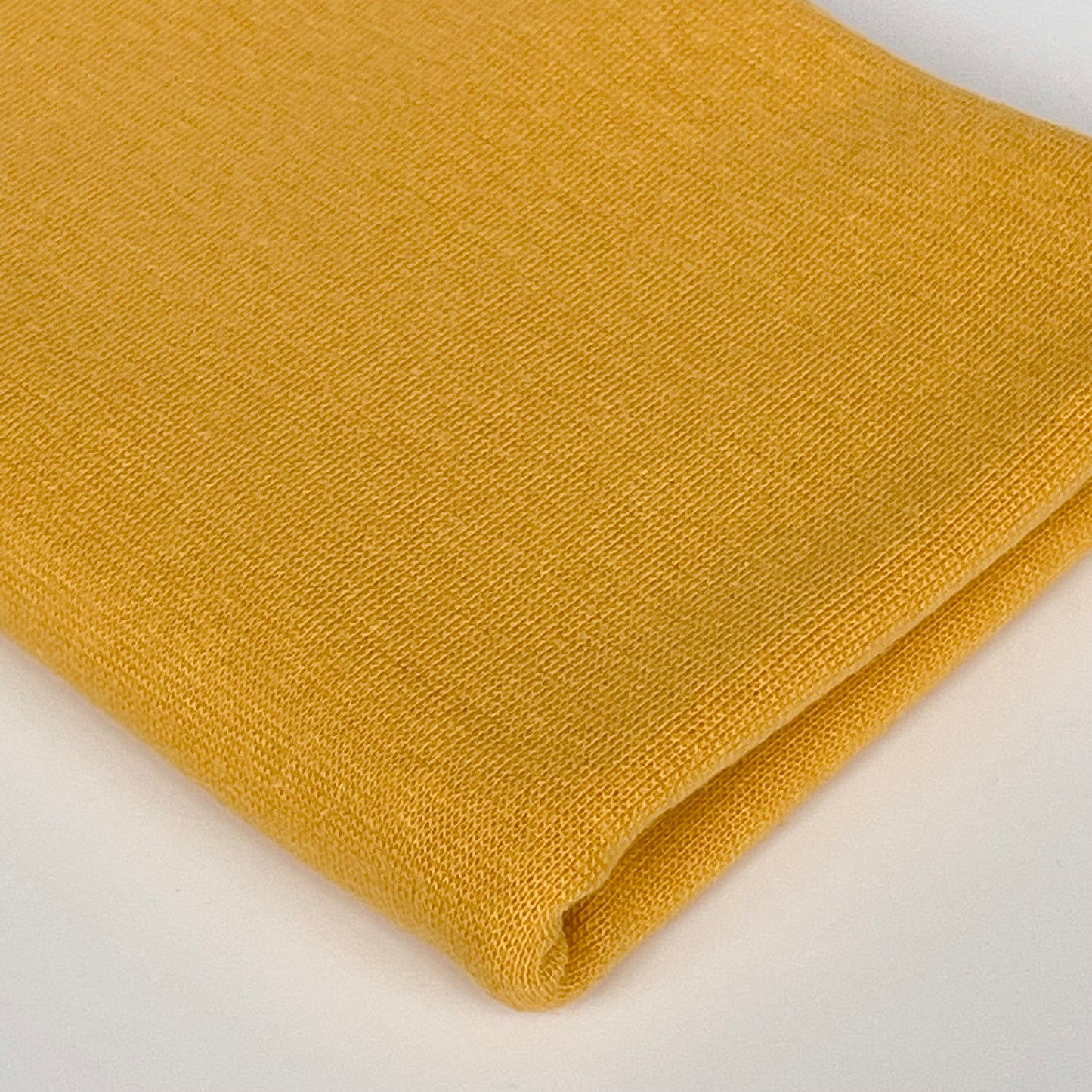 Euro Solids | Golden Yellow | Smooth Ribbing | BY THE HALF YARD
