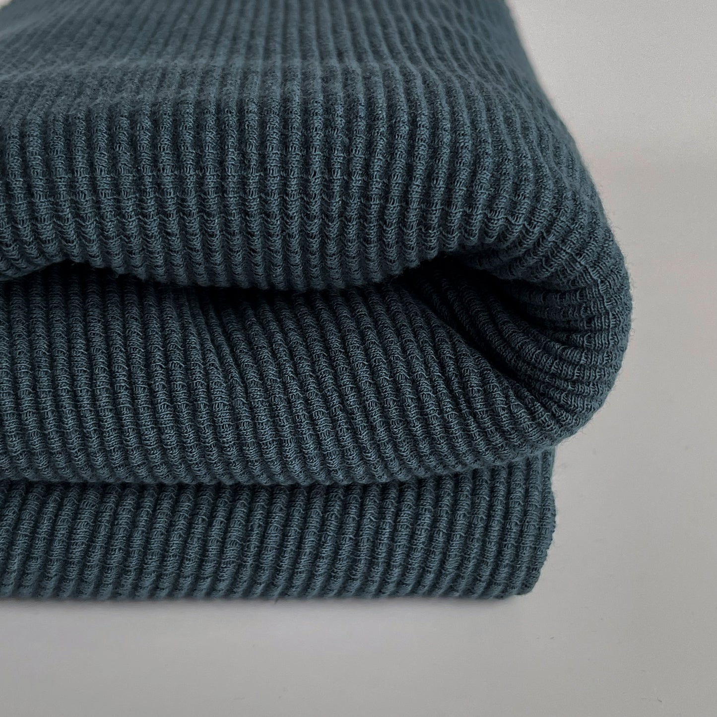 American Milled | Atlantic Deep | Box Waffle | Organic (BY THE HALF YARD)