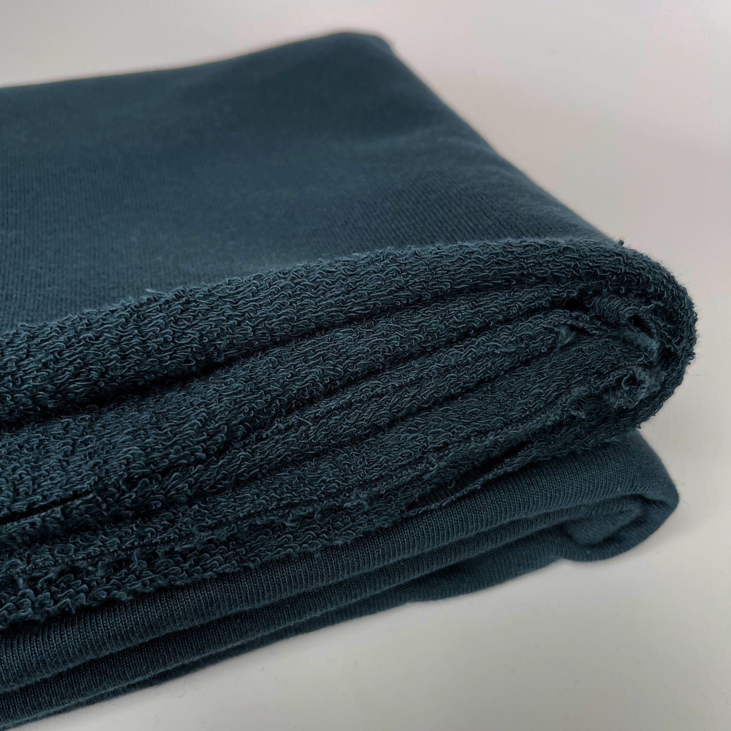 American Milled | Atlantic Deep | High Loop French Terry (100% cotton) | Organic (BY THE HALF YARD)