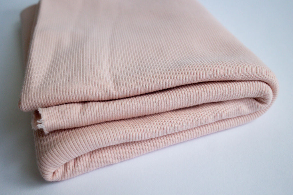 American Milled | Pink Salt | 2x1 Rib (BY THE HALF YARD)