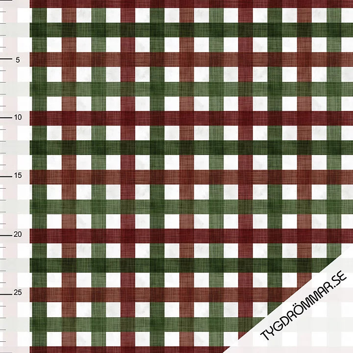 Tygdrommar Jersey - Winter Grid BY THE HALF YARD