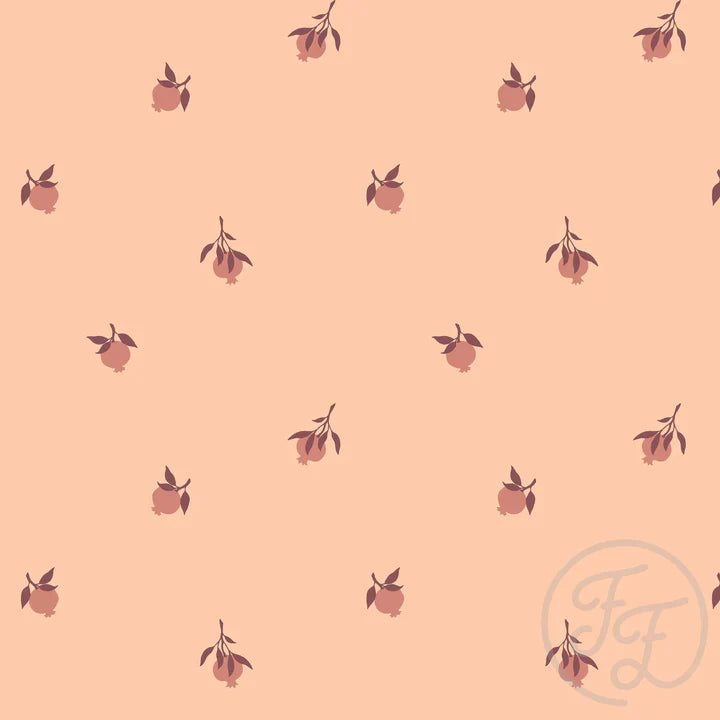 Family Fabrics | Pomegranate Peach Plum | 100-1838 (by the full yard)