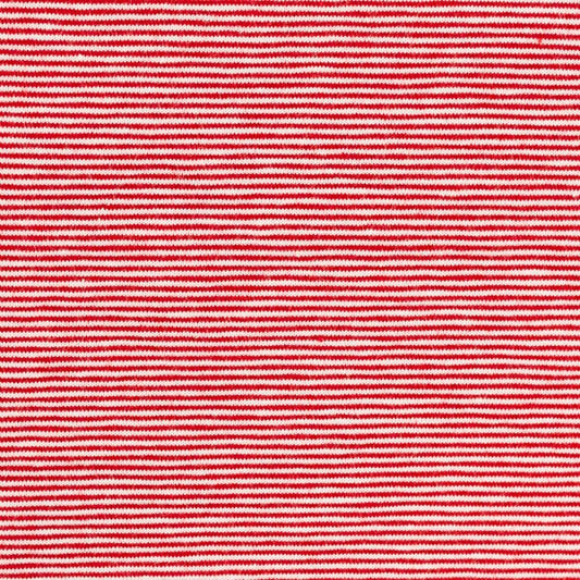Swafing Stripes (Micro) | 338011 Red/White | Jersey | BY THE HALF YARD