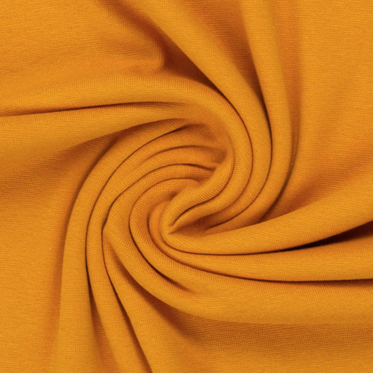Swafing (Solid) | 0314 Yellow Orange (new) | Brushed French Terry | BY THE HALF YARD