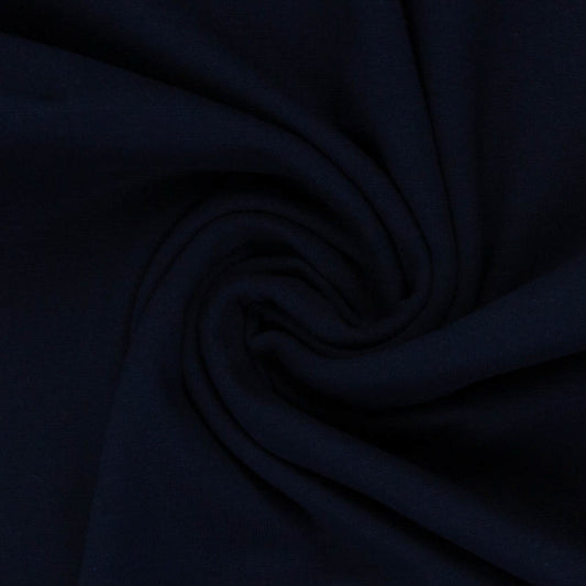 Swafing (Solid) | 0597 Dark Blue (new) | Smooth Ribbing | BY THE HALF YARD