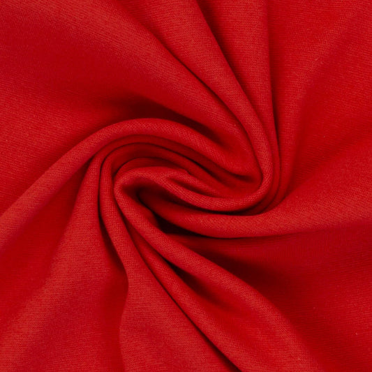 Swafing (Solid) | 0636 Red Orange (new) | Brushed French Terry | BY THE HALF YARD