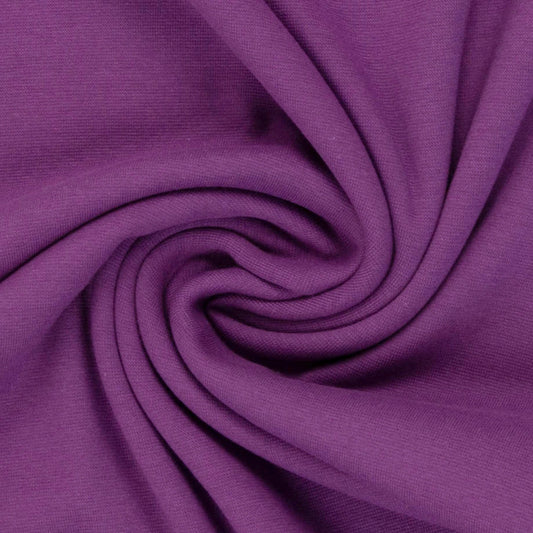 Swafing (Solid) | 0933 Purple (new) | Smooth Ribbing | BY THE HALF YARD